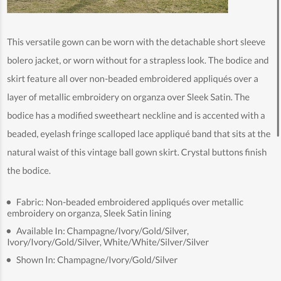 Casablanca wedding dress - Picture 4 of 14